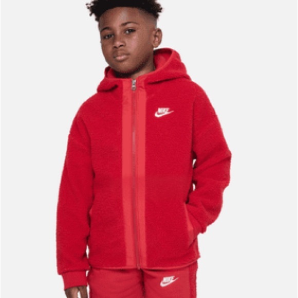 Nike Sportswear Club Fleece Kids Red Set - Picture 6 of 14